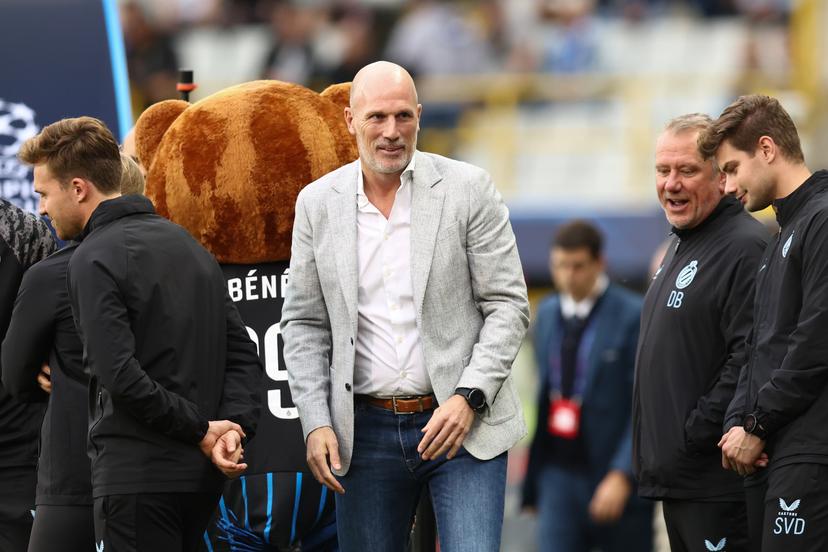 Club's former coach Philippe Clement pictured before a soccer game between Belgian Club Brugge KV and French AS Monaco, in Brugge on Thursday 18 September 2025, on the opening day of the League phase of the UEFA Champions League tournament. BELGA PHOTO BRUNO FAHY