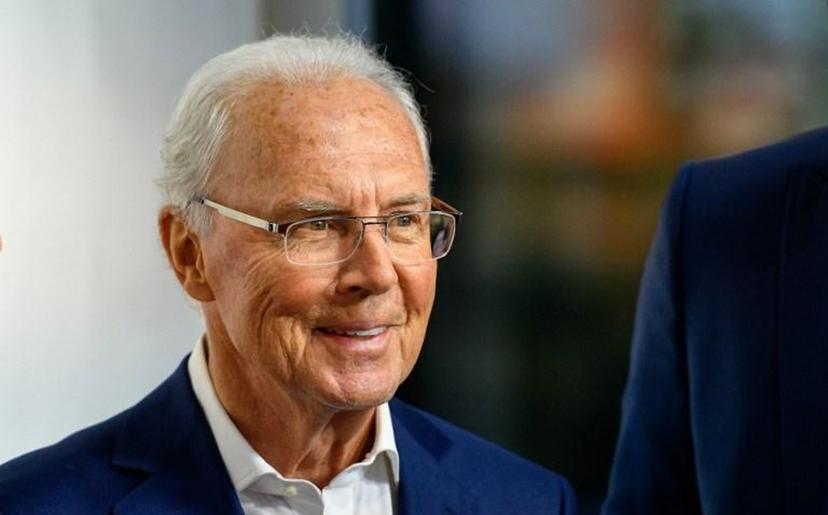 Former German player Franz Beckenbauer arrives for the opening gala for the Hall of Fame of German Football at the German Football Museum in Dortmund on April 1, 2019.  SASCHA SCHUERMANN / AFP