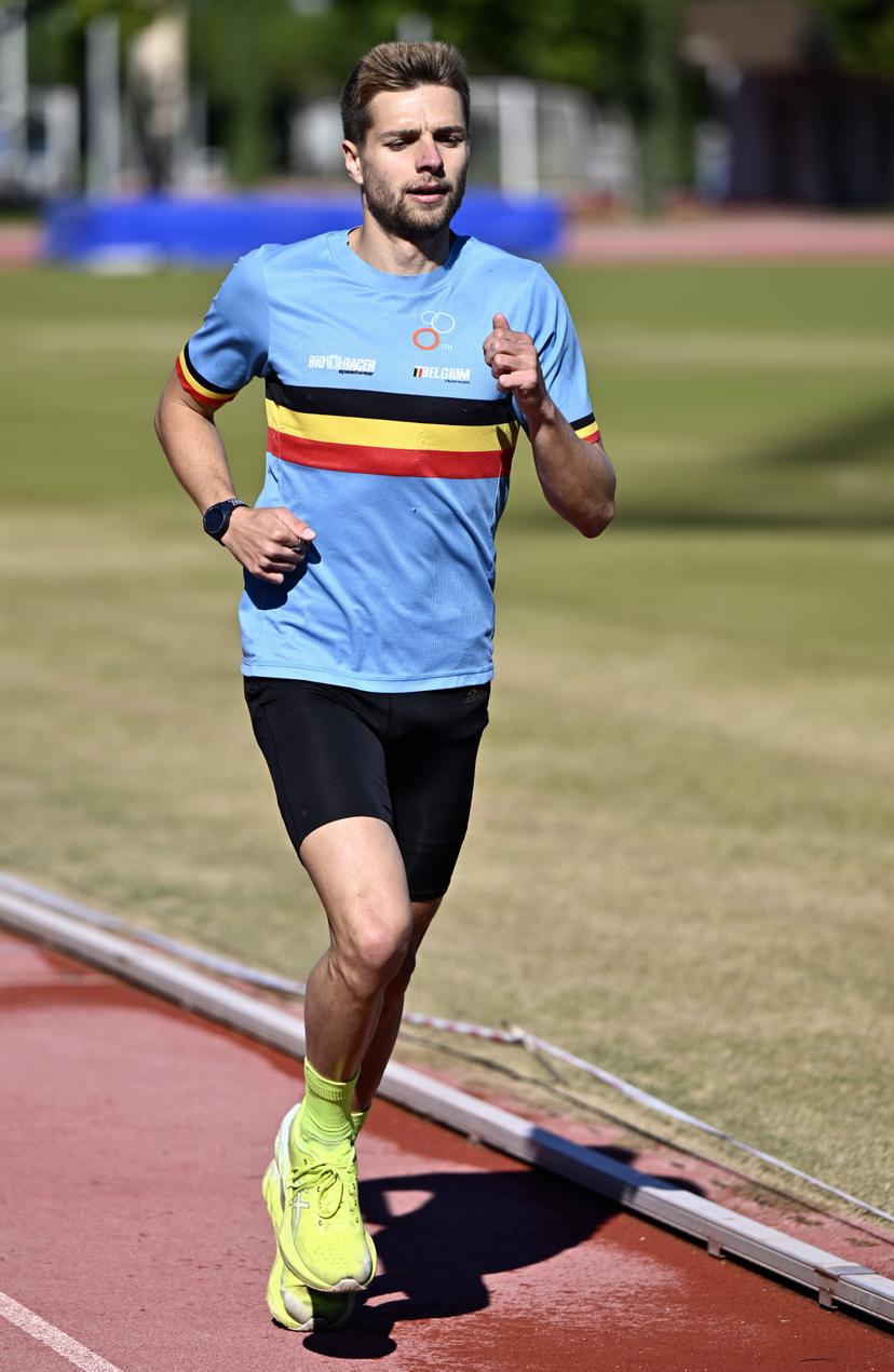 Belgian Athlete Arnaud Mengal pictured during a training camp organized by the BOIC-COIB Belgian Olympic Committee in Belek, Turkey, Monday 18 November 2024. The camp takes place from 11 to 25 November. BELGA PHOTO ERIC LALMAND
