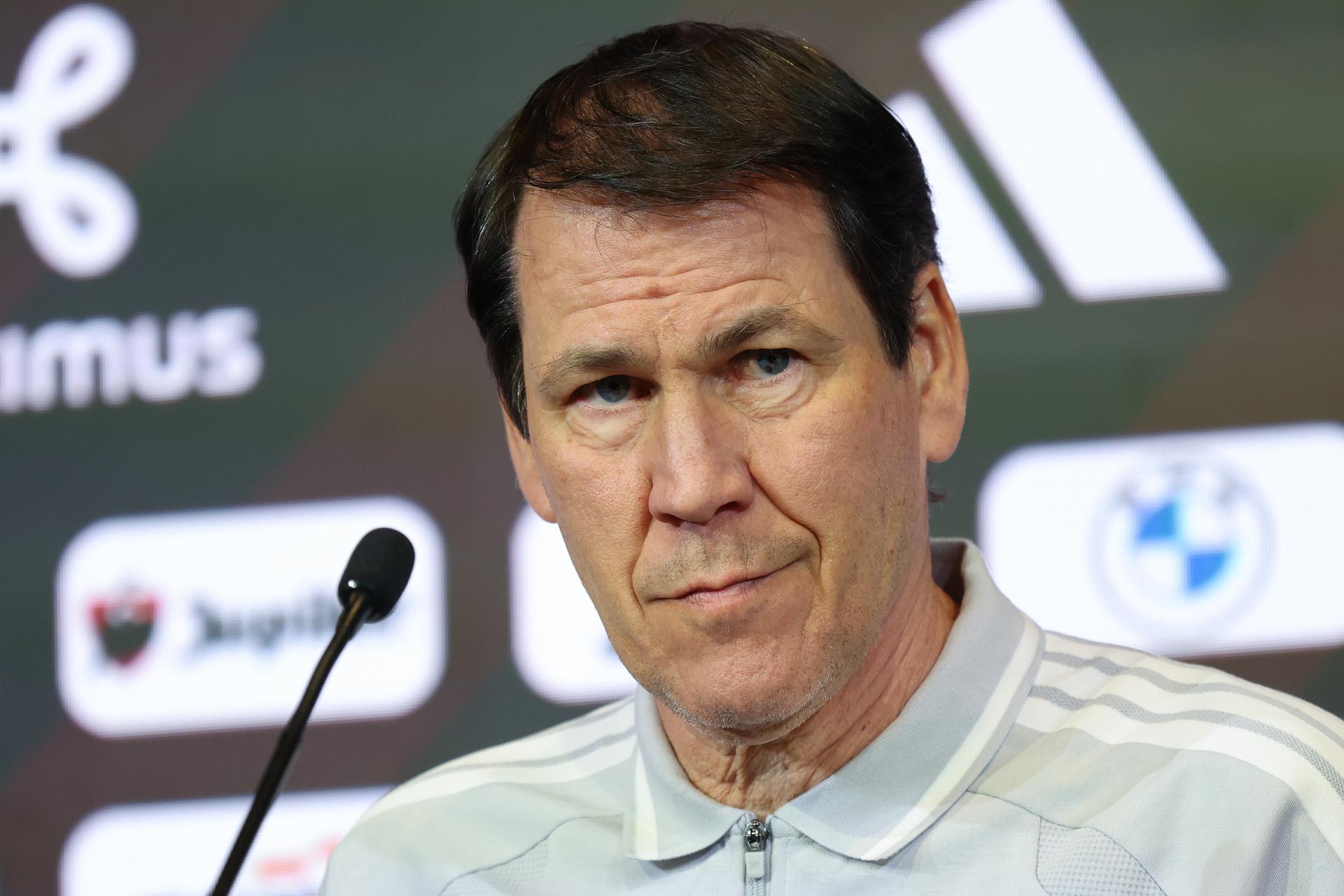 Belgium's head coach Rudi Garcia pictured during a press conference of the Red Devils, the Belgian national soccer team, in Tubize on Friday 20 March 2026. The team is preparing for its friendly games against the United States and Mexico. These games are preparation games of the 2026 World Cup. BELGA PHOTO BRUNO FAHY