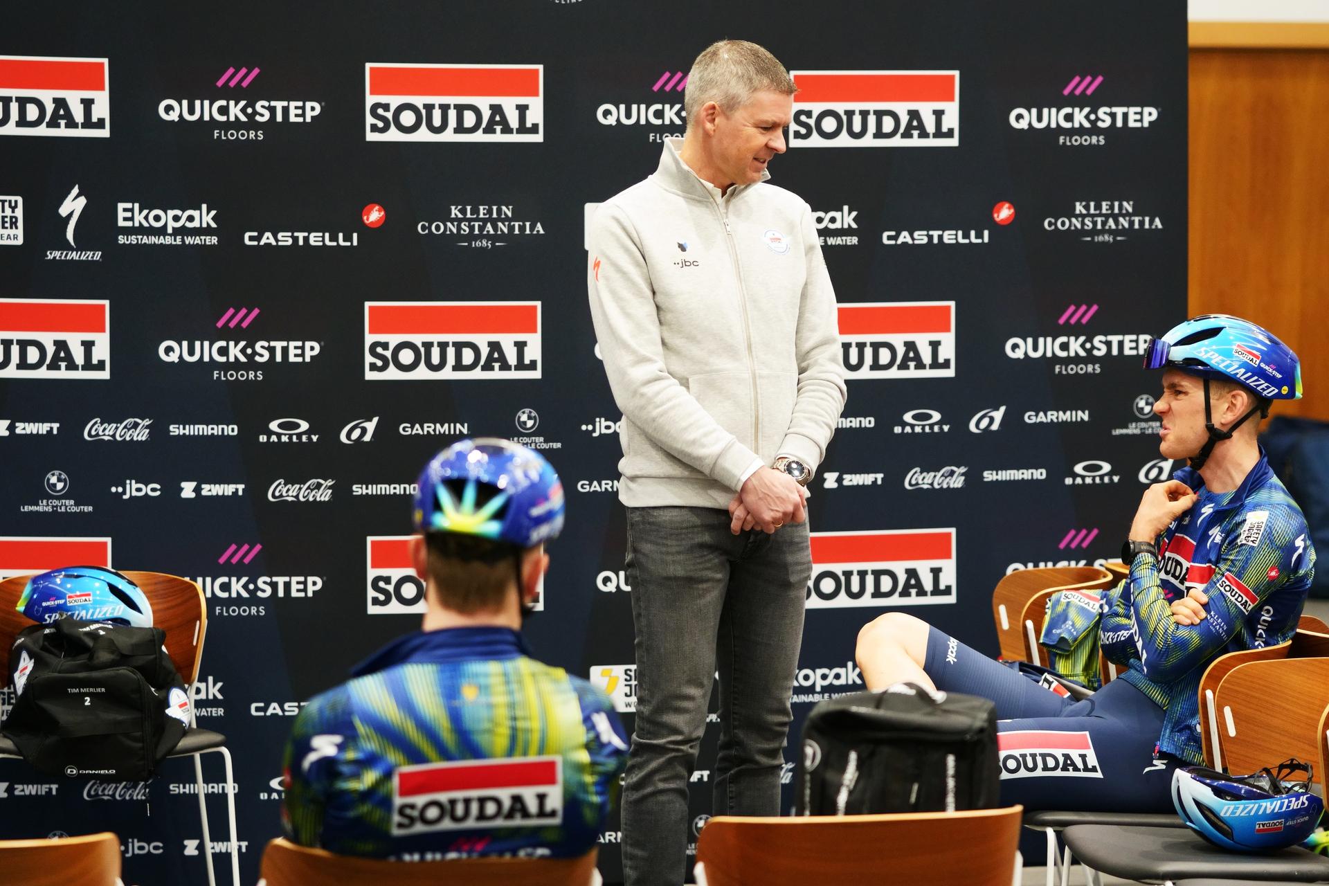 Soudal Quick-Step CEO Jurgen Fore pictured ahead of a training ride of the Soudal Quick-Step cycling team in Calpe, Spain, Thursday 08 January 2026. BELGA PHOTO JOMA GARCIA