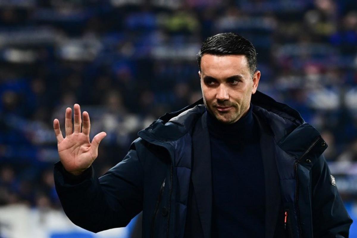 Atalanta's Italian coach Raffaele Palladino gestures ahead of the UEFA Champions League, league phase day 7, football match between Atalanta Bergame and Athletic Bilbao at the stadio Atleti Azzurri d'Italia stadium in Bergamo on January 21, 2026.  PIERO CRUCIATTI / AFP