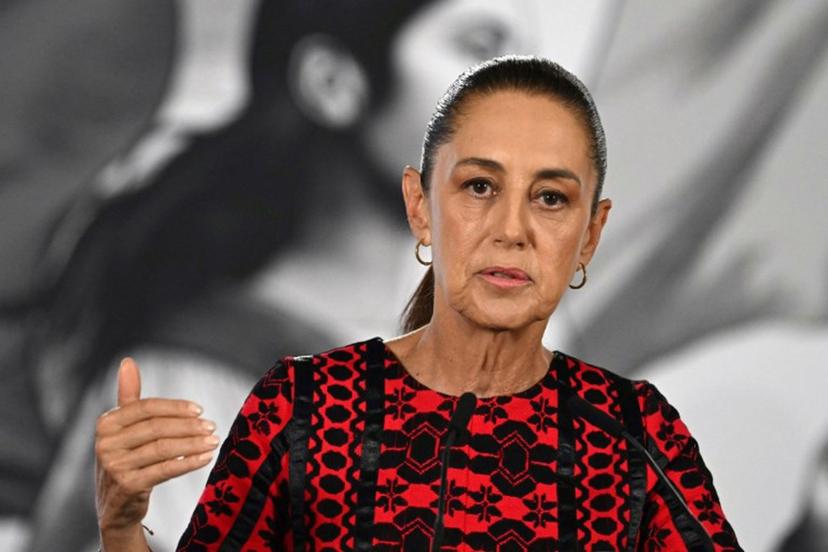 Mexico's President Claudia Sheinbaum speaks during her daily press conference at Palacio Nacional in Mexico City on June 10, 2026.  Yuri CORTEZ / AFP