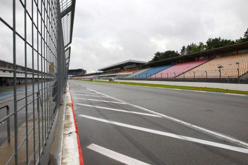 The Hockenheim race track is pictured in Hockenheim, Germany, on June 28, 2016. The German Grand Prix will take place on July 31, 2016 at Hockenheim race track.
DANIEL ROLAND / AFP