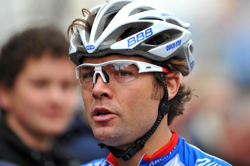 20111011 - PUTTE, BELGIUM: Dutch Addy Engels of team Quick Step pictured after the cycling race 'Sluitingsprijs Putte-Kapellen', in Putte, Tuesday 11 October 2011. The 'Sluitingsprijs' closes the Belgian road cycling season. BELGA PHOTO LUC CLAESSEN