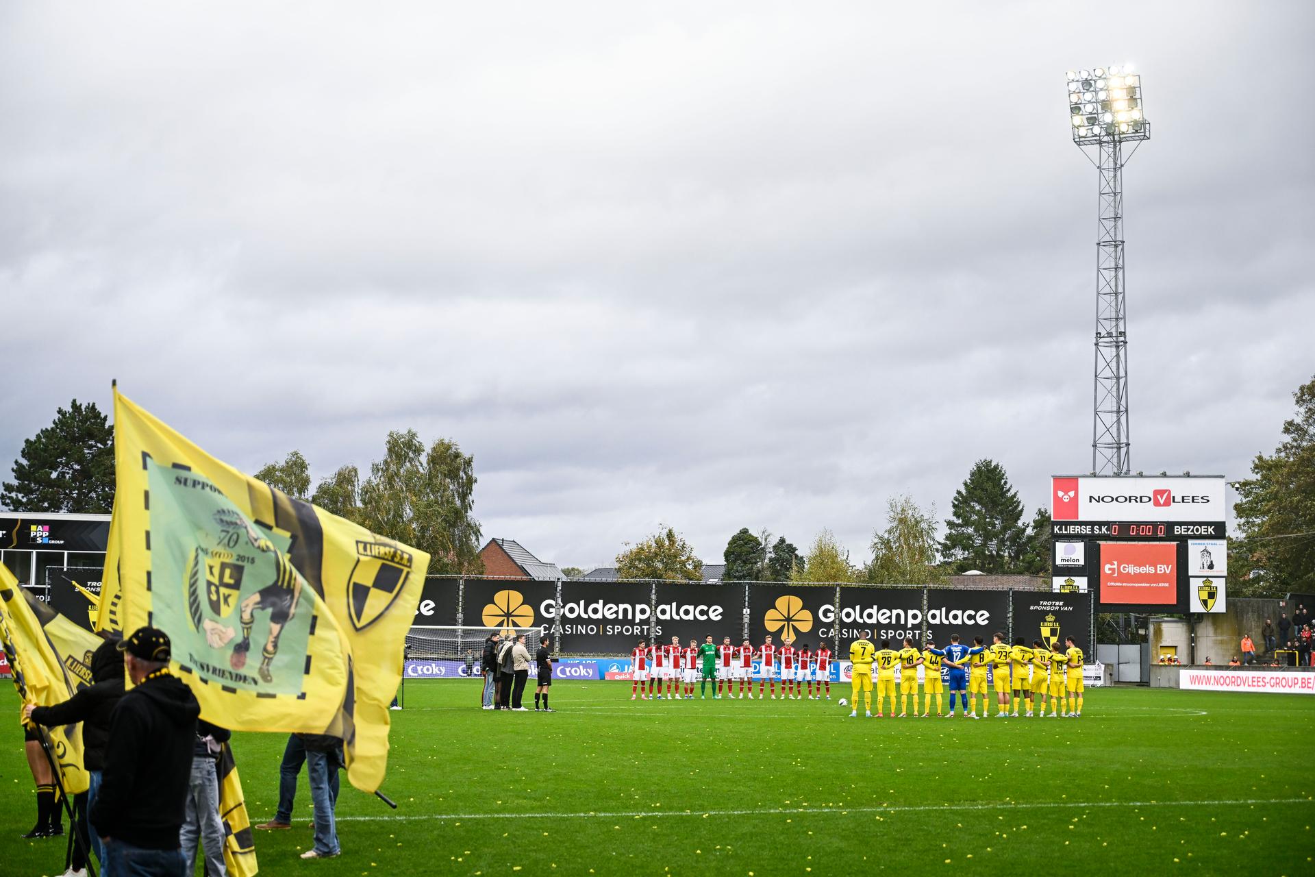 Illustration picture shows 'the last post' before a Croky Cup 1/16 final game between Lierse SK and Royal Antwerp FC, in Lier, Wednesday 01 November 2023. BELGA PHOTO TOM GOYVAERTS