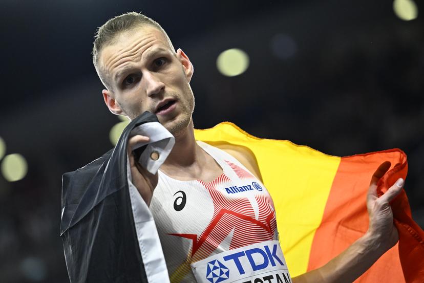 Belgian athlete Eliott Crestan and pictured during the third day of the World Athletics Indoor Championship in Torun, Poland on Sunday 22 March 2026. The championships take place from 20 to 22 March. BELGA PHOTO JASPER JACOBS
