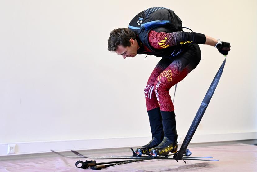 Athlete Maximilien Drion du Chapois pictured during the annual training camp of Team Belgium (19-25/05), in Rio Maior, Portugal, Saturday 24 May 2025. BELGA PHOTO ERIC LALMAND