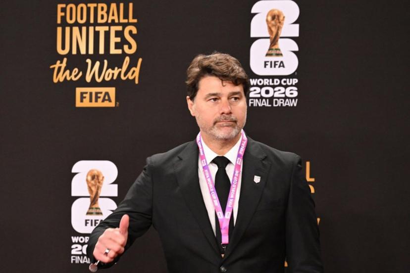 US' Argentinian head coach Mauricio Pochettino poses on the red carpet upon arrival to attend the draw for the 2026 FIFA Football World Cup taking place in the US, Canada and Mexico, at the Kennedy Center, in Washington, DC, on December 5, 2025.  Roberto SCHMIDT / AFP