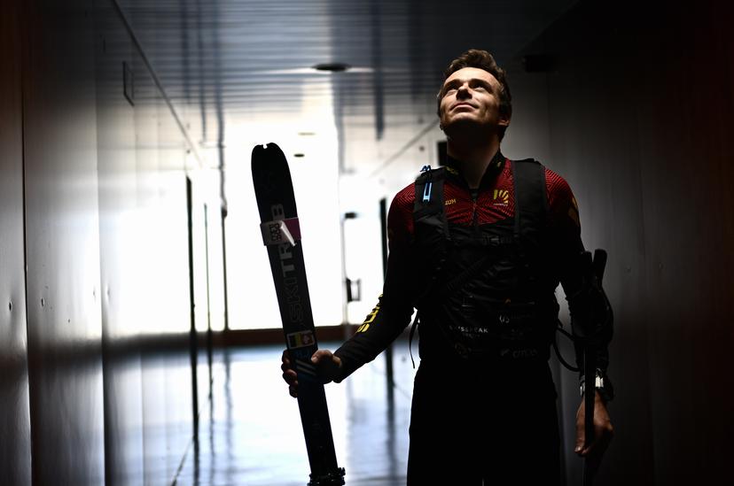 Athlete Maximilien Drion du Chapois poses for the photographer during the annual stage of Team Belgium (19-25/05), in Rio Maior, Portugal, Wednesday 21 May 2025, BELGA PHOTO ERIC LALMAND