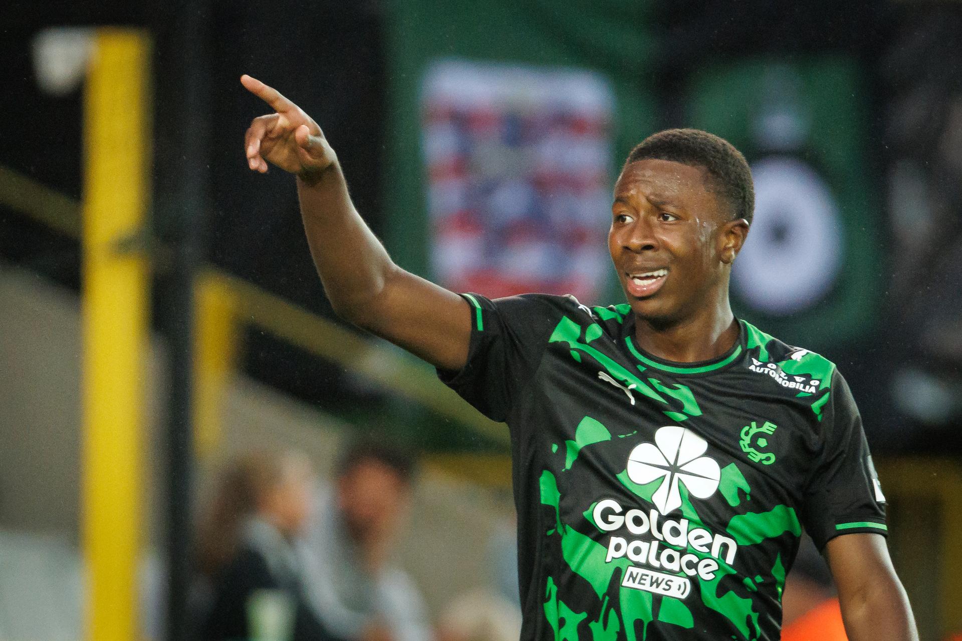 Cercle's Alan Minda pictured during a soccer match between Cercle Brugge KSV and KVC Westerlo, Sunday 17 August 2025 in Brugge, on day 4 of the 2025-2026 'Jupiler Pro League' first division of the Belgian championship. BELGA PHOTO KURT DESPLENTER