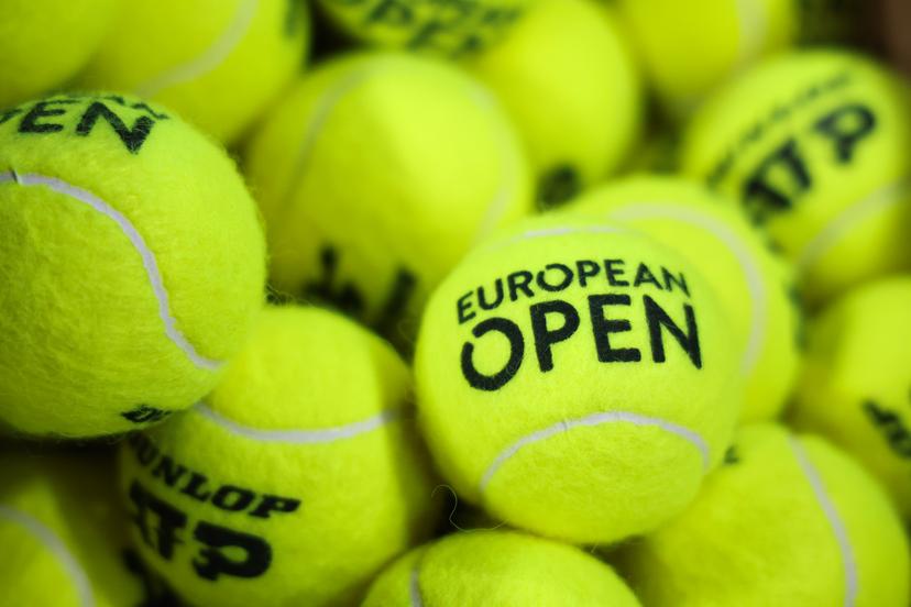 Illustration picture showing the players benches are presented, before the European Open ATP tennis tournament at the ING Arena Brussels Expo in Brussels, on Saturday 11 October 2025. The European Open will be played from 12 to 19 October 2025. BELGA PHOTO VIRGINIE LEFOUR