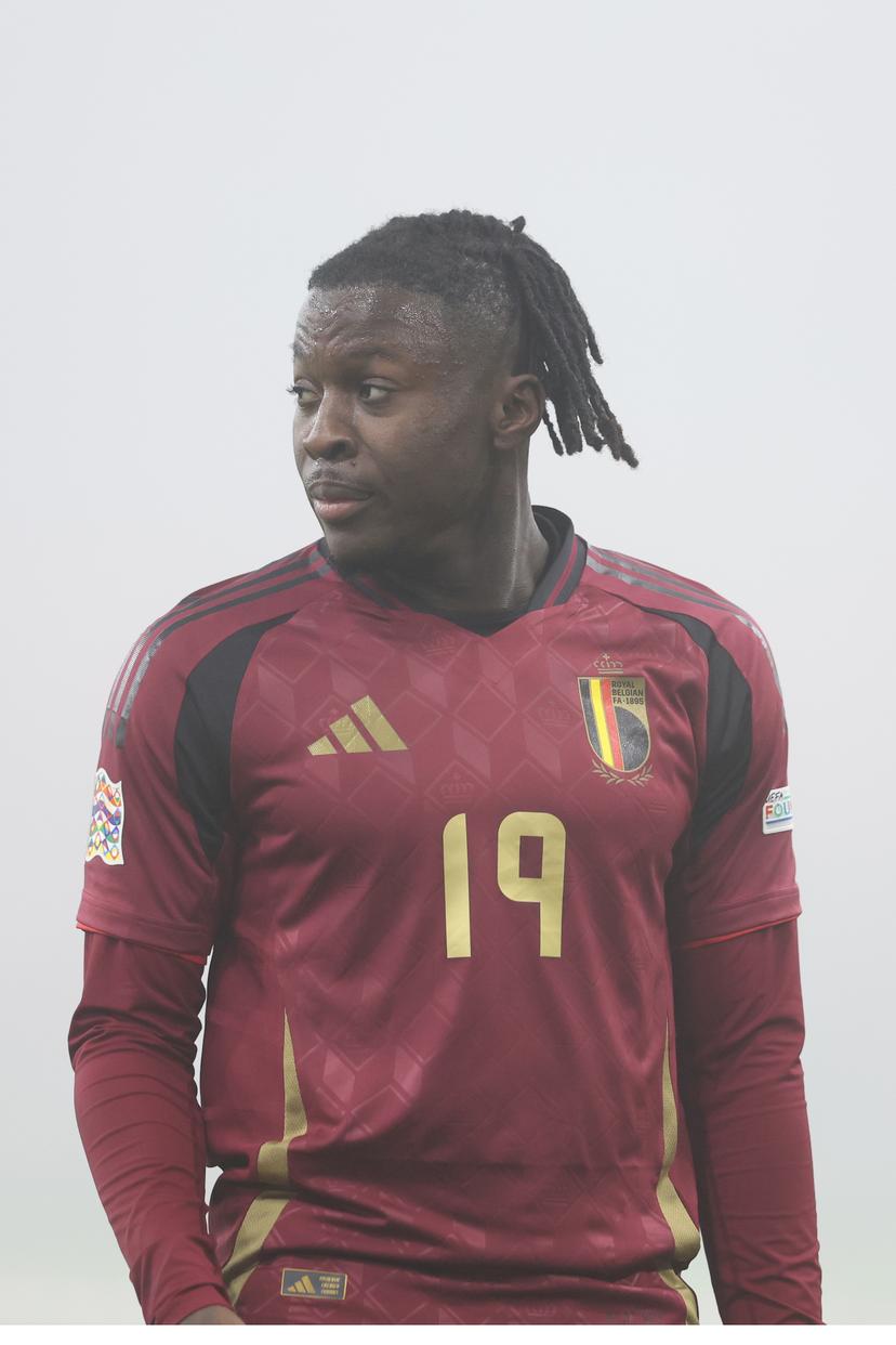 Johan Bakayoko of Belgium during UEFA Nations League League phase Matchday 6 match between Israel and Belgium at Bozsnik Arena in Budapest, Hungary on November 17, 2024. Photo: Matija Habljak/PIXSELL BENELUX ONLY
