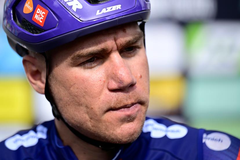 Dutch Fabio Jakobsen of Team Picnic PostNL pictured at the start of the 'Classic Brugge-De Panne' men's elite one-day cycling race, 195,6 km from Brugge to De Panne, Wednesday 26 March 2025. BELGA PHOTO DIRK WAEM