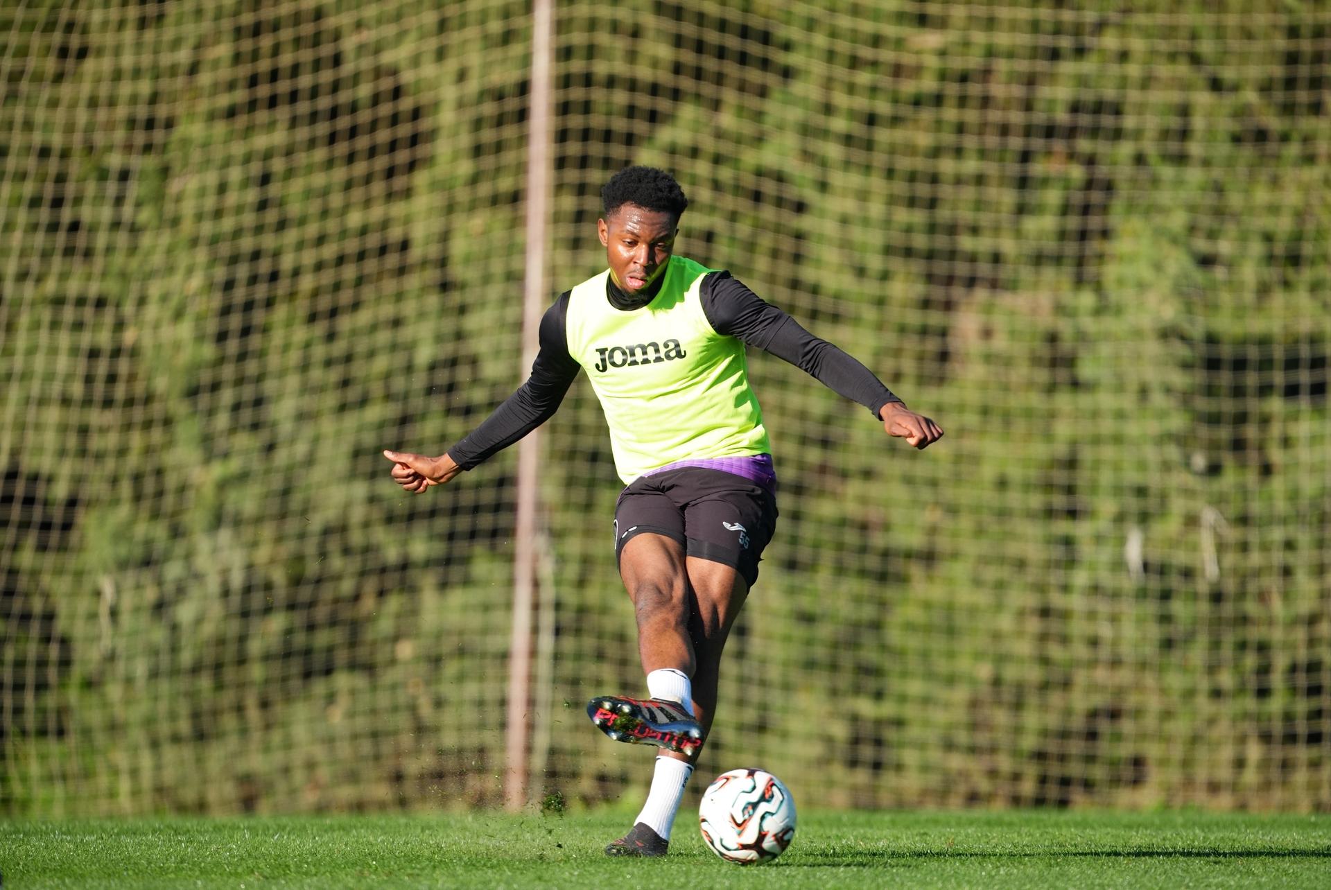 Anderlecht's Marco Kana pictured in action during a training session at the winter training camp of Belgian soccer team RSC Anderlecht, in Jerez de la Frontera, Spain, Tuesday 06 January 2026. BELGA PHOTO JOMA GARCIA I GISBERT