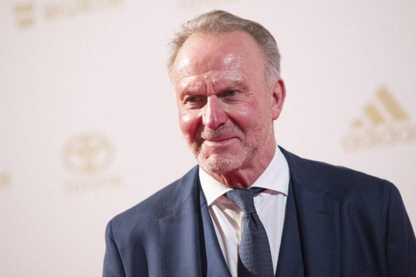 Bayern Munich's CEO Karl-Heinz Rummenigge poses on the red carpet before the election of the Germany's Athletes of the Year 2020, in Baden-Baden, on December 20, 2020.  Tom Weller / POOL / AFP
