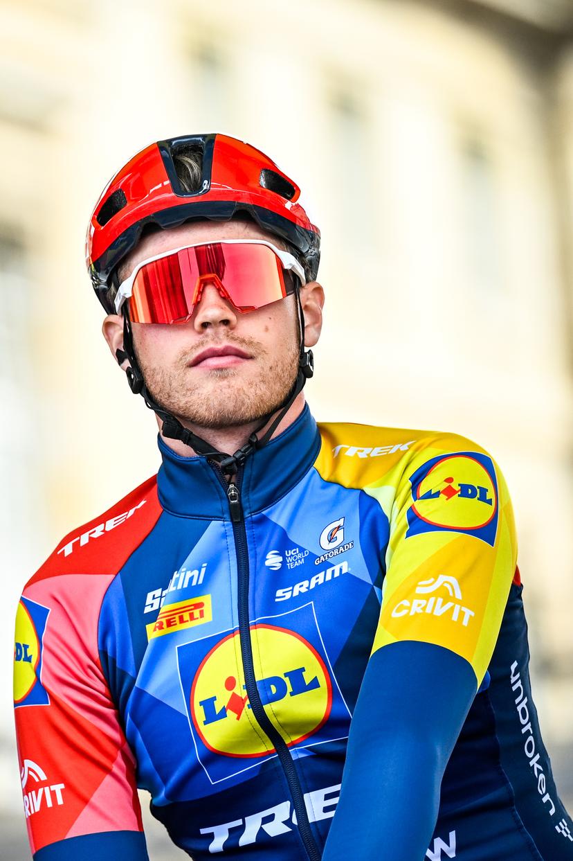 Swedish Jakob Soderqvist of Lidl-Trek pictured before the men's Paris-Roubaix cycling race, Sunday 12 April 2026, around Roubaix, France. The 123rd edition of Paris-Roubaix cycling races will take on Sunday, with the women riding 143,1 km the men riding 258,3 km on Sunday. BELGA PHOTO JASPER JACOBS
