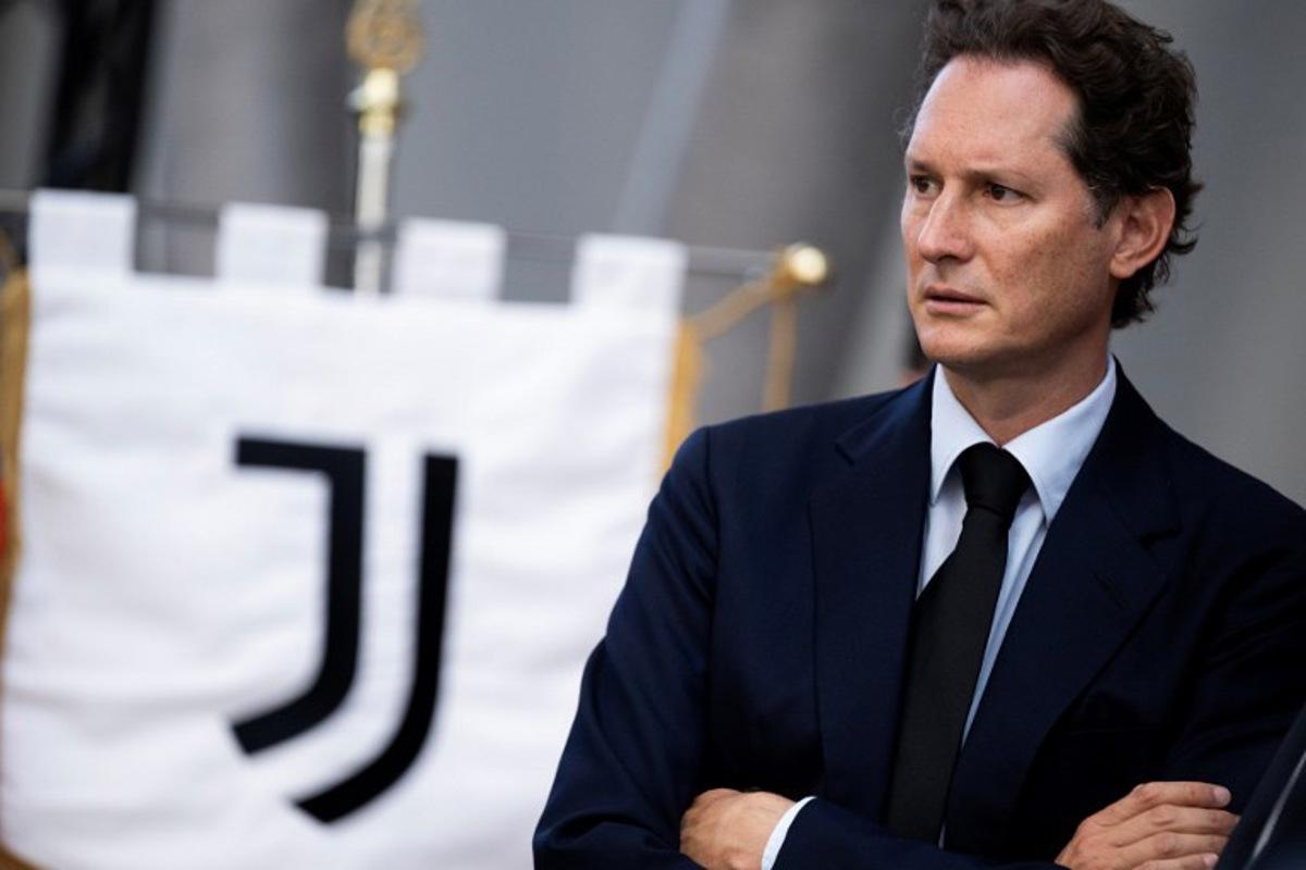 Exor's CEO and Chairman of Stellantis, John Elkann attends the inauguration ceremony of the commemorative memorial "Verso Altrove" (Towards elsewhere) by Italian artist Luca Vitone to mark the 40th anniversary of the victims of the Heysel Stadium tragedy, at Scalo Eventi, in Turin, on May 29, 2025. On May 29, 1985, at the Heysel Stadium in Brussels, during the European Cup final between Liverpool and Juventus, thirty-nine people died, mainly Juventus supporters; the crowd trouble culminated in a surge by Liverpool supporters towards the Juventus fans, leading to the collapse of a crumbling wall. MARCO BERTORELLO / AFP