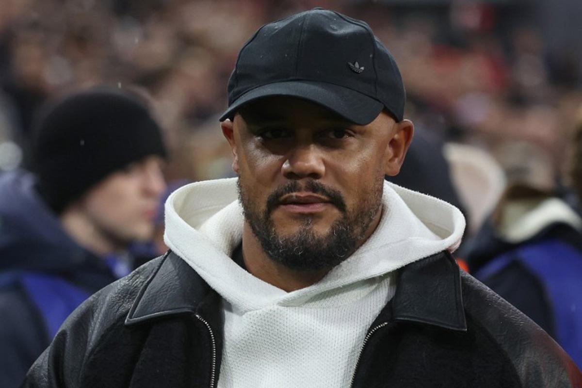 Bayern Munich's Belgian head coach Vincent Kompany arrives prior to the UEFA Champions League football match between FC Bayern Munich and Arsenal FC in Munich, southern Germany on October 21, 2026.  Karl-Josef HILDENBRAND / AFP
