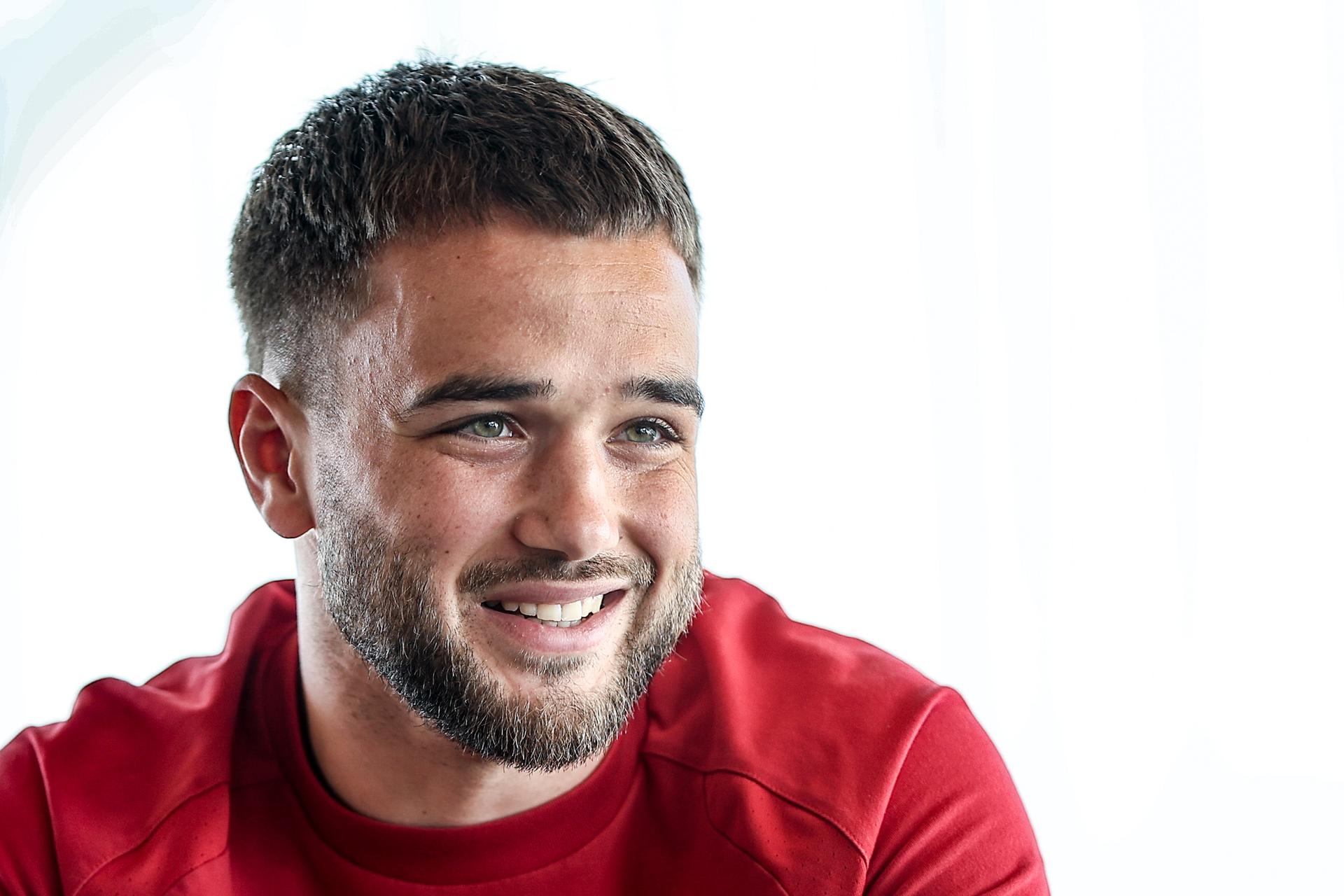 Belgium's Nicolas Raskin talks to the press during a press conference of the Red Devils, the Belgian national soccer team, at the national training center in Tubize, Wednesday 23 September 2026. The team is preparing for fixtures in the UEFA Nations League competition. BELGA PHOTO BRUNO FAHY