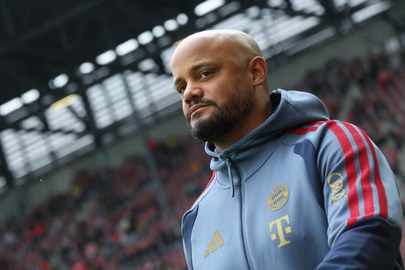 Bayern Munich's Belgian head coach Vincent Kompany is pictured during the German first division Bundesliga football match between FC Augsburg and FC Bayern Munich in Augsburg, southern Germany on October 10, 2026.  Karl-Josef HILDENBRAND / AFP