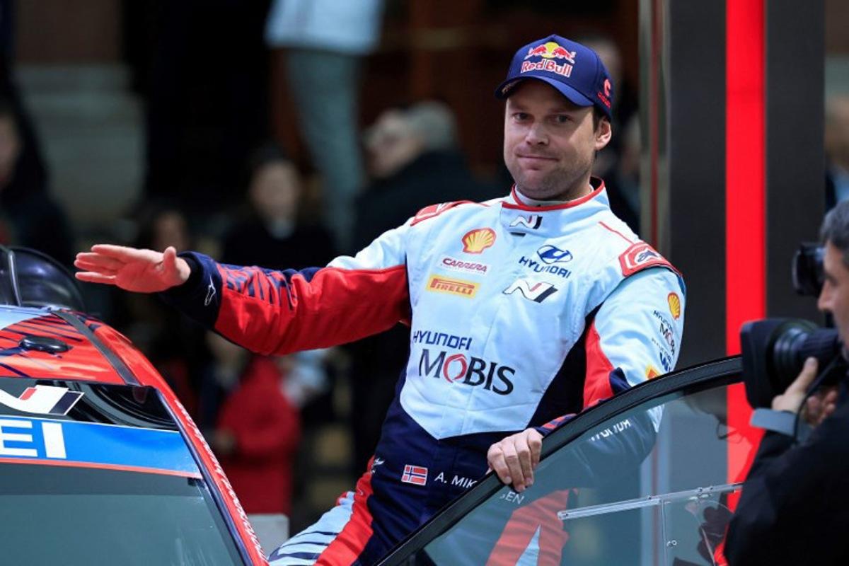 Norwegian driver Andreas Mikkelsen looks on prior to the start of the 92nd WRC Monte Carlo Rally, in Monaco, on January 25, 2024.  Valery HACHE / AFP