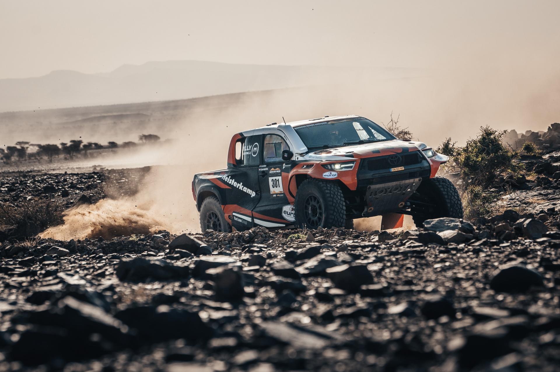 ATTENTION EDITORS - HAND OUT PICTURES - EDITORIAL USE ONLY - MANDATORY CREDIT 'Peter Willemsen'  This handout picture, distributed by Eric Dupain, shows Mitchel van den Brink during the first stage of the Morocco Desert Challenge rally race in M'Hamid.  PHOTO HANDOUT HANDOUT MATTEO LONGOBARDI  *** Belga and Belga Editorial Board decline all responsibility regarding the content of this picture. ***