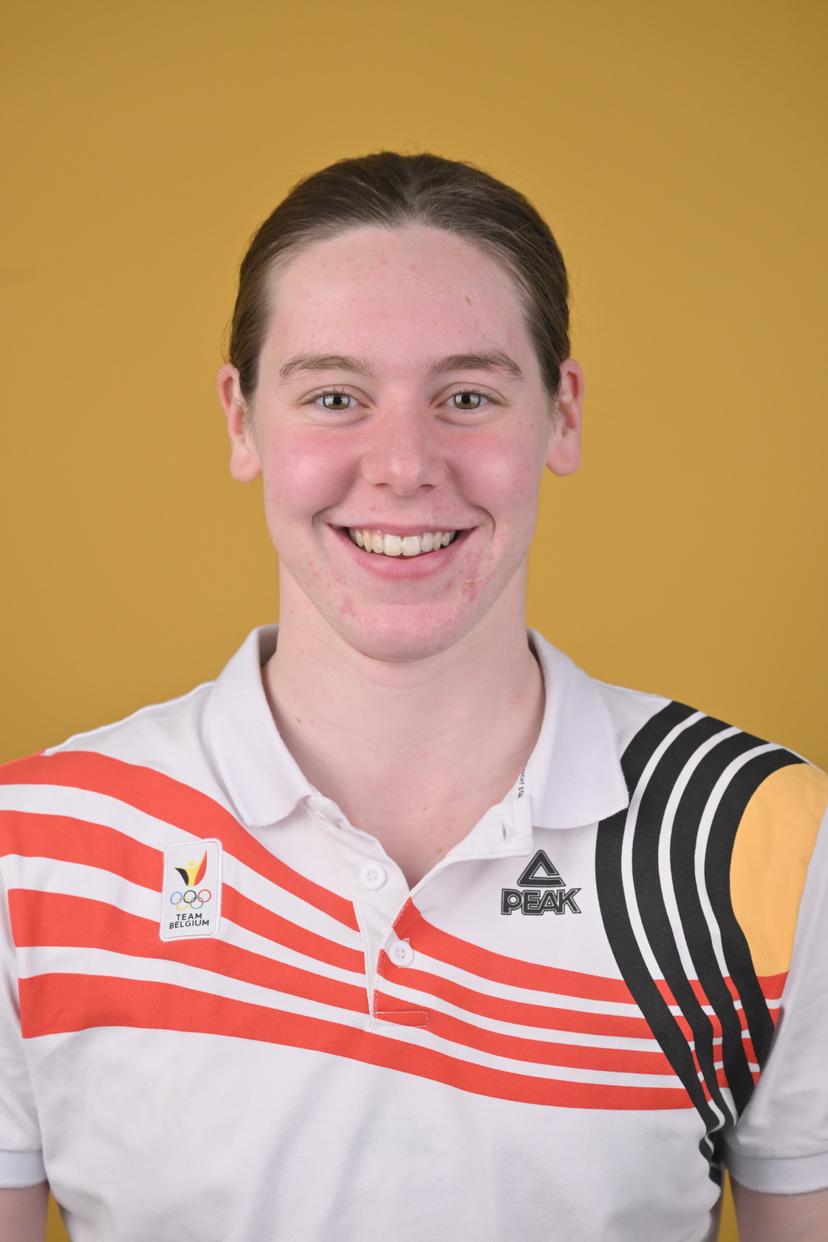 Belgian swimmer Roos Vanotterdijk poses for the photographer during the annual stage of Team Belgium (13-20/11), in Belek, Turkey, Friday 15 November 2024, BELGA PHOTO ERIC LALMAND