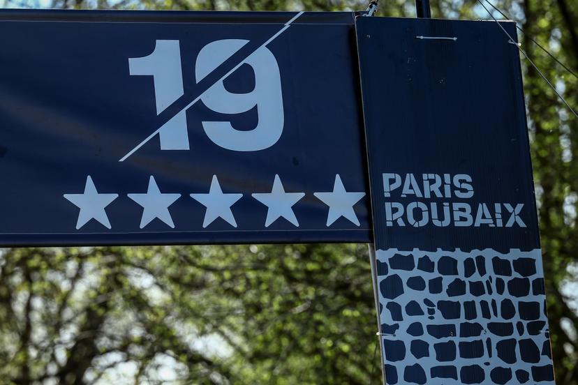illustration picture shows a cobblestone sector during the men's elite race of the 'Paris-Roubaix' cycling event, 260,0km from Compiegne to Roubaix, France on Sunday 07 April 2024. BELGA PHOTO DAVID PINTENS