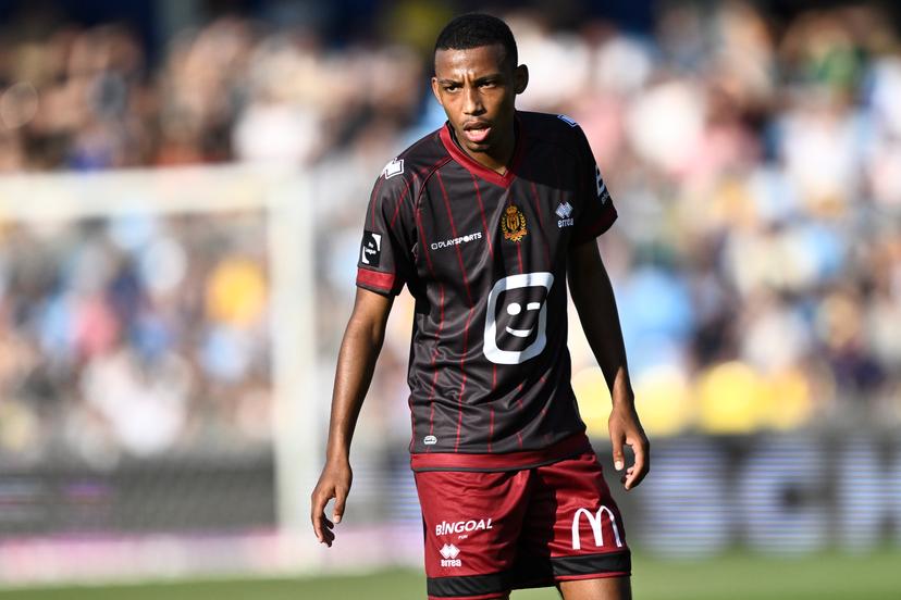 Mechelen's Rafik Belghali pictured during a soccer match between KVC Westerlo and KV Mechelen, Saturday 09 August 2025 in Westerlo, on day 3 of the 2025-2026 'Jupiler Pro League' first division of the Belgian championship. BELGA PHOTO JOHAN EYCKENS