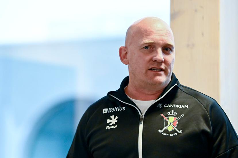 Adam Commens, High Performance Director Belgian Hockey Federation pictured during a press conference of the Red Lions Belgian national hockey team to announce the selection for the upcoming Men's FIH World Cup 2023, Monday 05 December 2022, in Wilrijk, Antwerpen. The 2023 Wolrd Championships take place from 13 to 29 January 2023 in Bhubaneswar and Rourkela, India. BELGA PHOTO DIRK WAEM