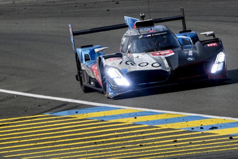 BMW M Team WRT's Belgian driver #15 Dries Vanthoor competes in the 24 Hours of Le Mans 2025, at the Le Mans circuit, north-western France, on June 15, 2025.   JEAN-FRANCOIS MONIER / AFP