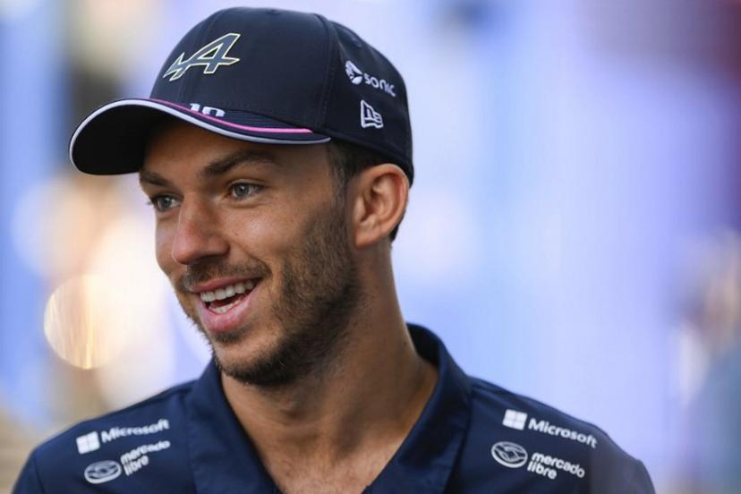 Alpine's French driver Pierre Gasly smiles in the paddock ahead of the Formula One Dutch Grand Prix at The Circuit Zandvoort, western Netherlands, on August 31, 2025.  JOHN THYS / AFP