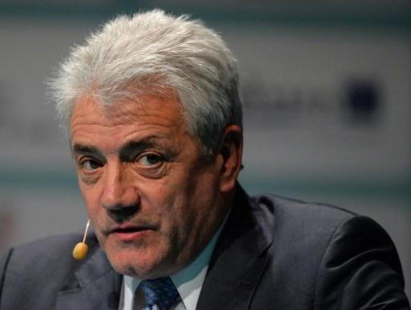 Former England football manager Kevin Keegan speaks during the Soccerex European Forum in Manchester, north-west England on April 11, 2013. Soccerex is a football business event, conference and exhibition. AFP PHOTO/ANDREW YATES