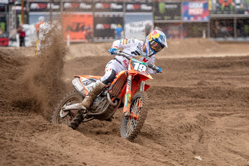 Belgium's Sacha Coenen pictured in action during the motocross MX2 Grand Prix Flanders, race 15/20 of the FIM Motocross World Championship, Sunday 03 August 2025 in Lommel. BELGA PHOTO JONAS ROOSENS