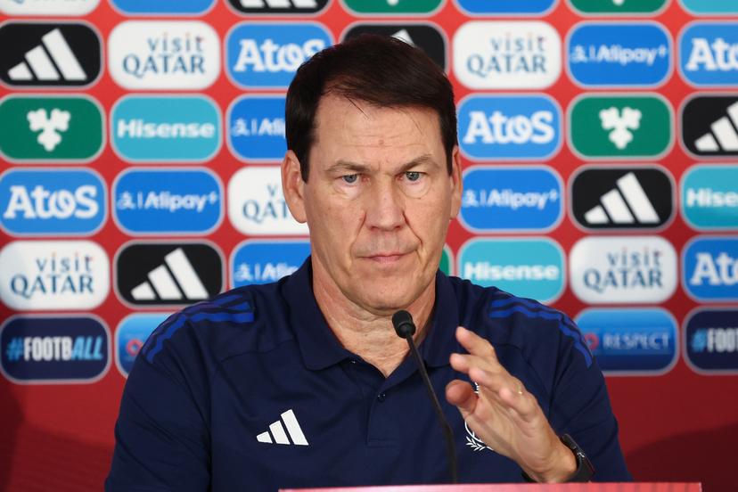 Belgium's head coach Rudi Garcia pictured during a press conferences  of the Belgian national soccer team Red Devils in Vaduz, Liechtenstein on Wednesday 03 September 2025. The team is preparing for a World Cup qualifier against Liechtenstein tomorrow. BELGA PHOTO BRUNO FAHY