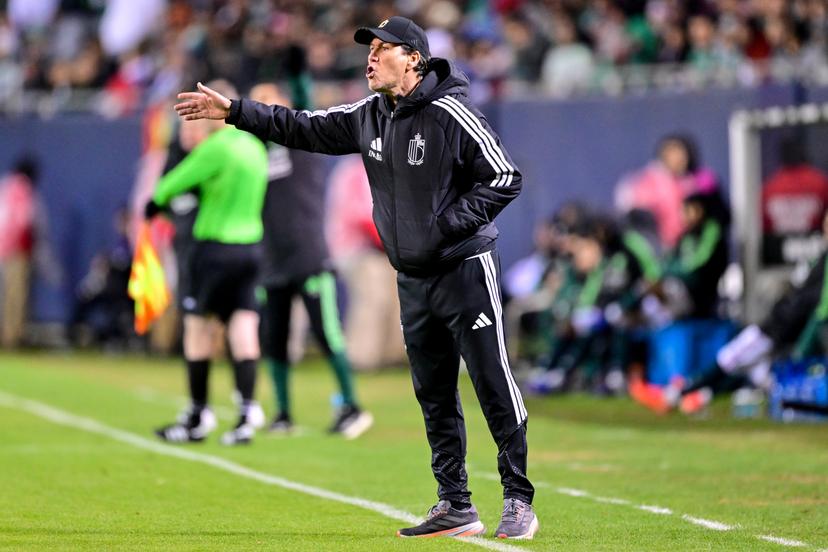 Belgium's head coach Rudi Garcia pictured during a friendly soccer game between the Mexican national team and Belgian national soccer team Red Devils in Chicago, on Wednesday 01 April 2026, in preparation for the 2026 World Cup. BELGA PHOTO DIRK WAEM