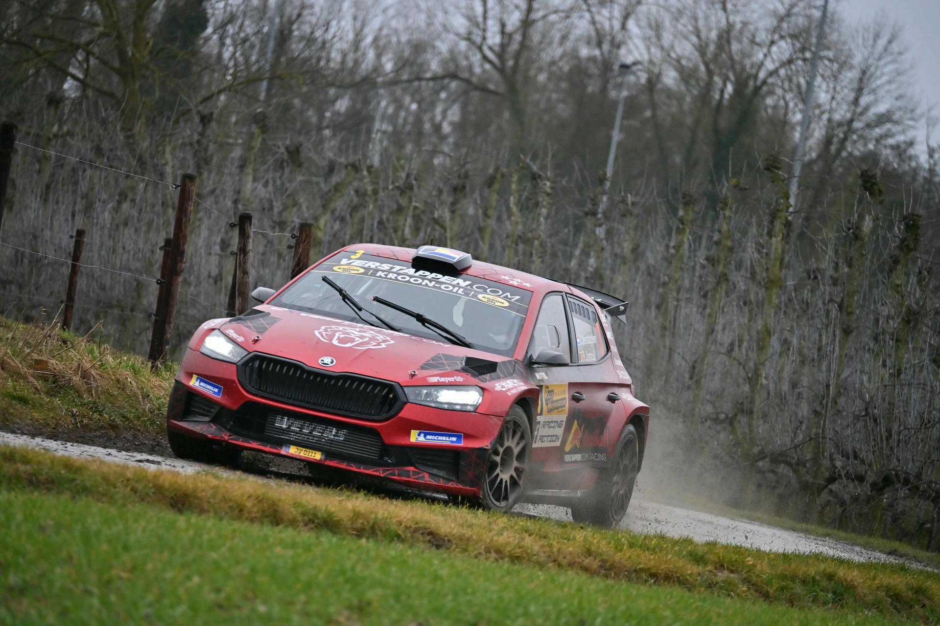 ATTENTION EDITORS - HAND OUT PICTURES - EDITORIAL USE ONLY - MANDATORY CREDIT: CHRIS COURTEYN  Hand out picture released by Eric Dupain shows Jos Verstappen during the rally van Haspengouw, in Belgium, on Sunday 23 February 2025.  *** Belga and Belga Editorial Board decline all responsibility regarding the content of this picture. *** BELGA PHOTO HAND OUT CHRIS COURTEYN