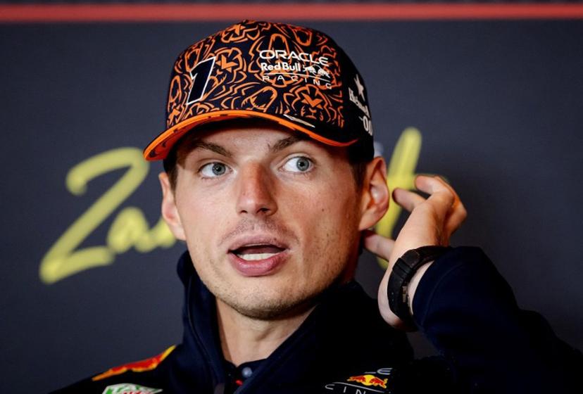 Red Bull Racing's Dutch driver Max Verstappen attends a press conference at the Zandvoort Circuit ahead of the F1 Dutch Grand Prix, in Zandvoort on August 28, 2025.  Sem van der Wal / ANP / AFP
