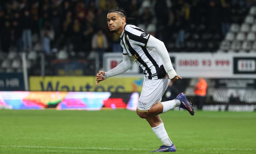 Westerlo's Noam Mayoka-Tika pictured during a soccer match between Sporting Charleroi and KVC Westerlo, Saturday 09 November 2024 in Charleroi, on day 14 of the 2024-2025 season of the 'Jupiler Pro League' first division of the Belgian championship. BELGA PHOTO VIRGINIE LEFOUR