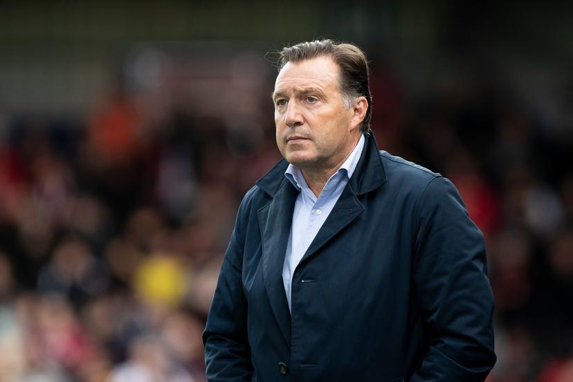 Marc Wilmots pictured after a soccer match between KVC Westerlo and Standard de Liege, Sunday 21 September 2025 in Westerlo, on day 8 of the 2025-2026 'Jupiler Pro League' first division of the Belgian championship. BELGA PHOTO KRISTOF VAN ACCOM