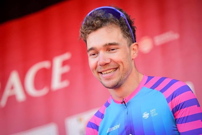 Dutch Jelle Johannink of Unibet Rose Rockets pictured at the start of the men elite 'Amstel Gold Race' one day cycling race, 257,4 km from Maastricht to Valkenburg, The Netherlands, Sunday 19 April 2026. BELGA PHOTO DIRK WAEM
