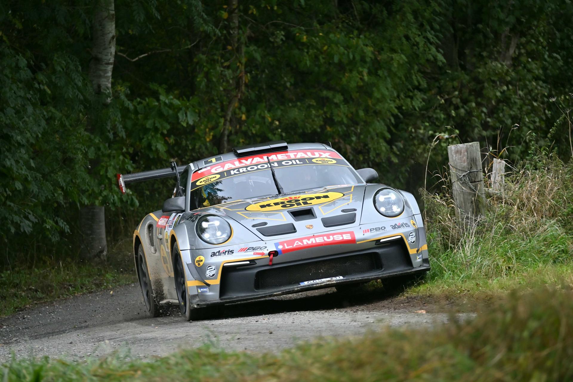 ATTENTION EDITORS - HANDOUT PICTURES - EDITORIAL USE ONLY - MANDATORY CREDIT BRC-     This handout by BRC shows Cedric Cherain, during the East Belgian Rally, on Saturday 27 September 2025. BELGA PHOTO HANDOUT BRC