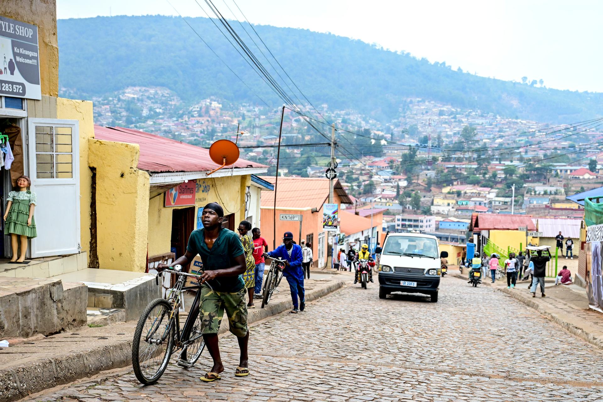 Illustration picture shows the cimb "the Mur de Kigail" ahead of the cycling road World Championship, in Kigali, Rwanda, Thursday 18 September 2025. The road world championships are taking place from 21 to 28 September. BELGA PHOTO DIRK WAEM