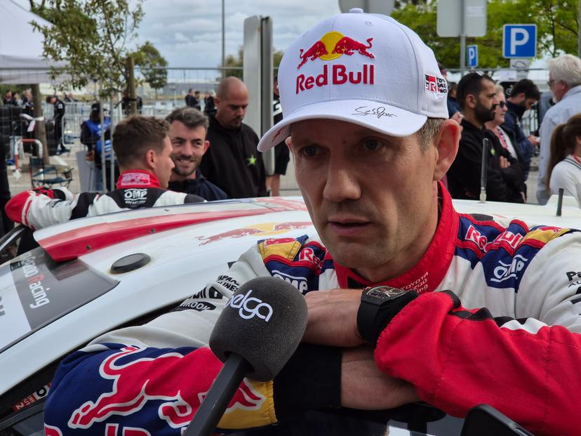 French rally driver Sebastien Ogier pictured during a stage of the Rally de Portugal event in Figueira da Foz, Portugal on Thursday 07 May 2026. BELGA PHOTO ERIC DUPAIN