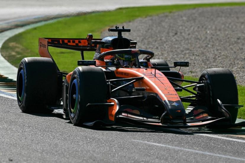 McLaren's Australian driver Oscar Piastri drives during the second practice session of the Formula One Australian Grand Prix at the Albert Park Circuit in Melbourne on March 6, 2026.   Paul Crock / AFP