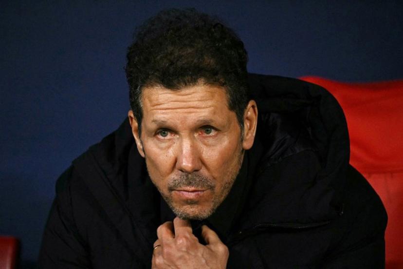 Atletico Madrid's Argentine coach Diego Simeone is pictured before the UEFA Champions League league phase day 8 football match between Club Atletico de Madrid and Bodoe/Glimt at Metropolitano Stadium in Madrid on January 28, 2026.  JAVIER SORIANO / AFP