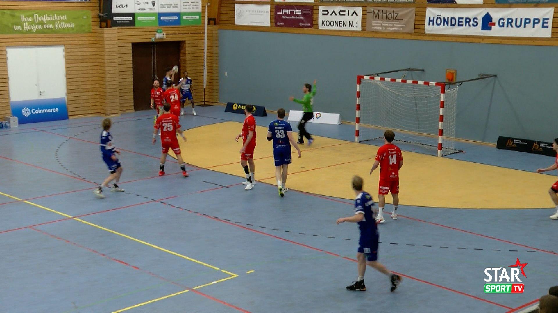 Youri Denert aan het werk in KTSV Eupen vs Besox Izegem