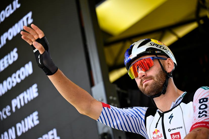 Belgian Jordi Meeus of RedBull-BORA-hansgrohe pictured at the start of stage 19 of the 2025 Tour de France cycling race, from Albertville to La Plagne (130km), on Friday 25 July 2025 in France. The 112th edition of the Tour de France starts on Saturday 5 July in Lille, France, and will finish in Paris, France on the 27th of July.   BELGA PHOTO JASPER JACOBS