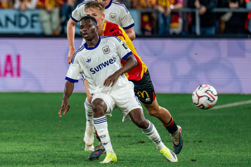 Anderlecht's Romeo Amane pictured in action during a soccer match between KV Mechelen and RSC Anderlecht, Friday 11 September 2026 in Mechelen, on day 5 of the 2026-2027 'Jupiler Pro League' first division of the Belgian championship. BELGA PHOTO EMILE WINDAL